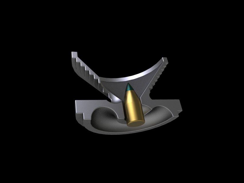 .17 HMR Stepped KBaffle 3D CAD Model Library GrabCAD