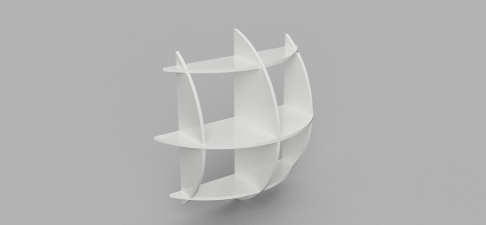 Convex Bookshelf