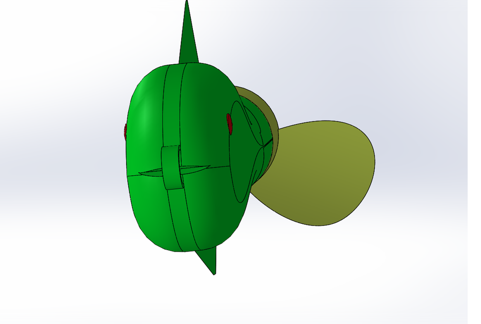 TURNING TAIL FISHING LURE 3D CAD Model Library GrabCAD