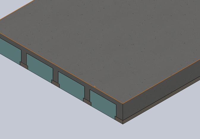 340mm Slab with PB5 polystyrene void formers
