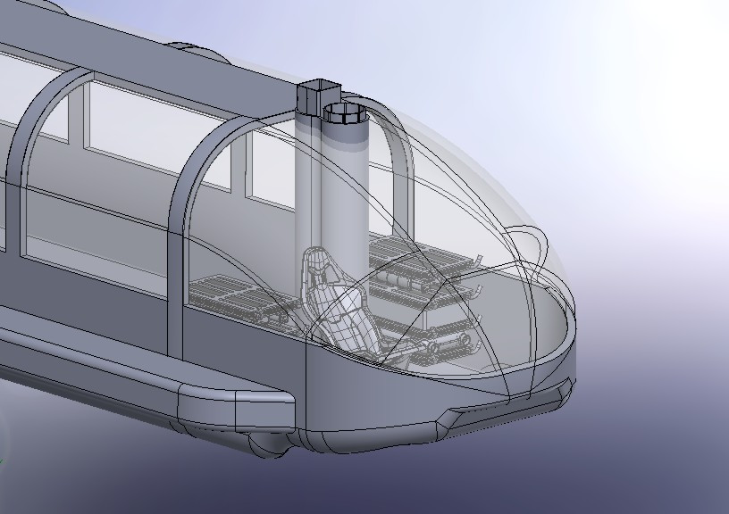 foldable crane for coastal jumper