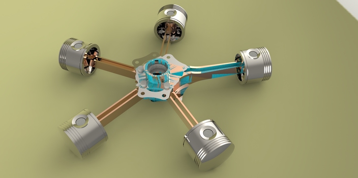 Radial Engine Assembly