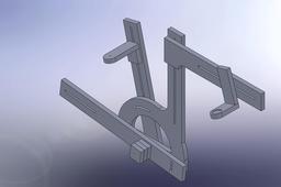 Bicycle frame jig, MDF