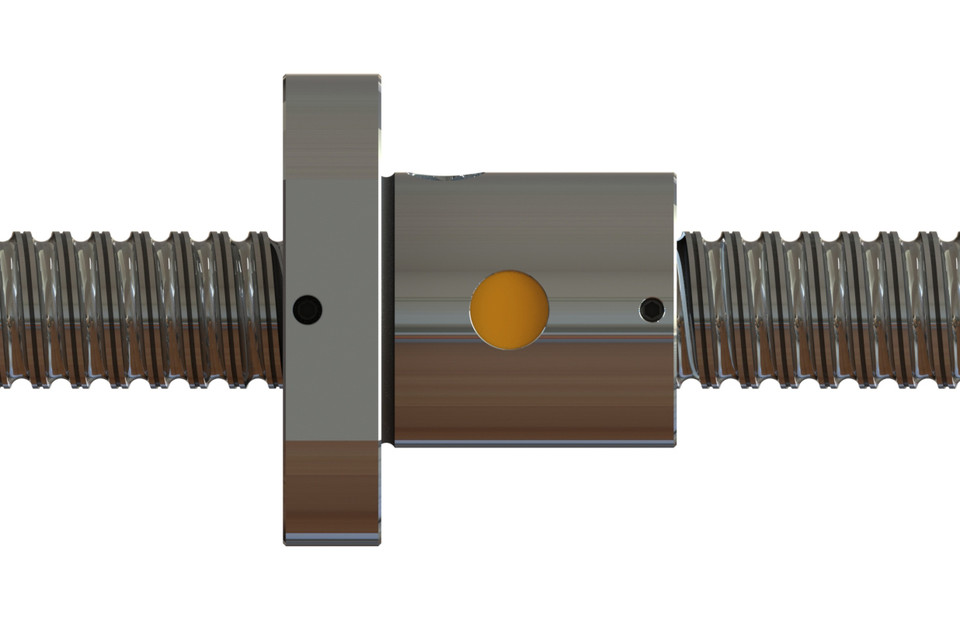 Ball Screw SFU1604 & SFU1605 3D CAD Model Library GrabCAD