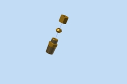 1/4'' Tube Compression Fitting w/ 1/4'' NPT Male