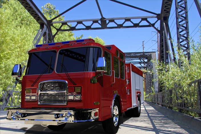 Rescue Pumper Fire Truck