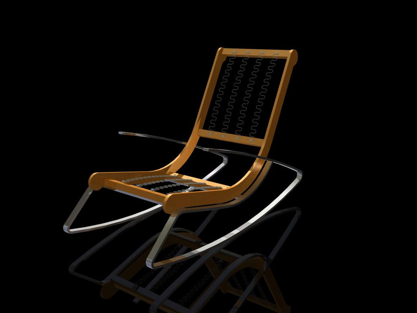 Rocking Chair Solidworks Free CAD Designs, Files & 3D Models | The GrabCAD Community Library