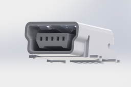 Mini USB Type B SMD Mount Female Connector