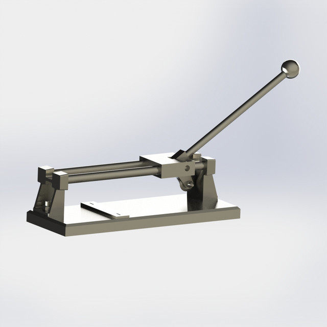 product design zellige cutting machine 3D CAD Model Library GrabCAD