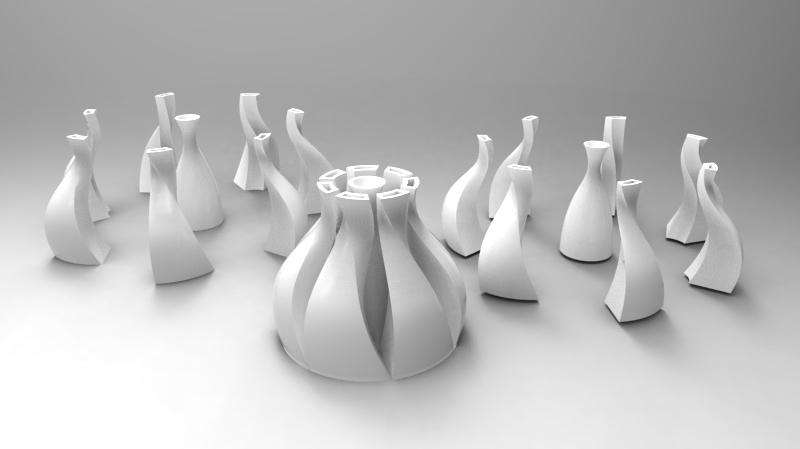 Kitchen garlic like Figulo vase