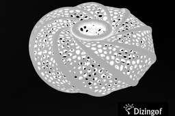 Torus Lamp Shade - Math Art by @Dizingof