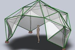 geodesic tent