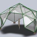 geodesic tent