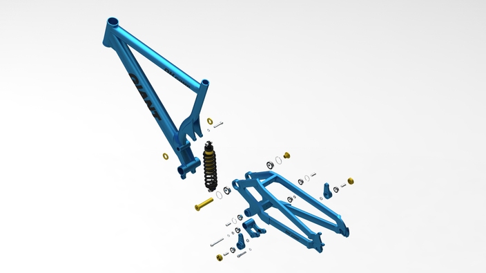 Bicycle - Frame - Giant DH Comp 2004