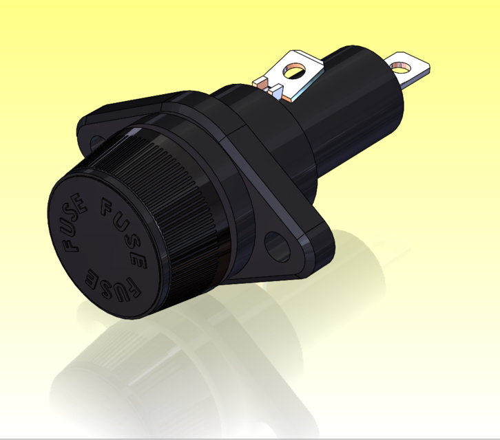 Cad Drawing Fuse Holder At Russell Chau Blog