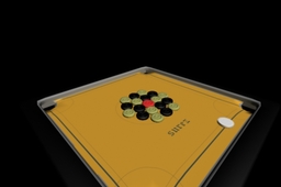carom board model reactor simulation