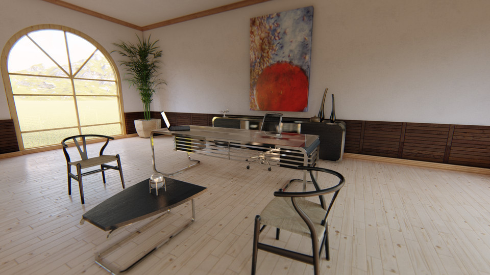 Under Wood / Ofis Masa Takımı / Office Table Set