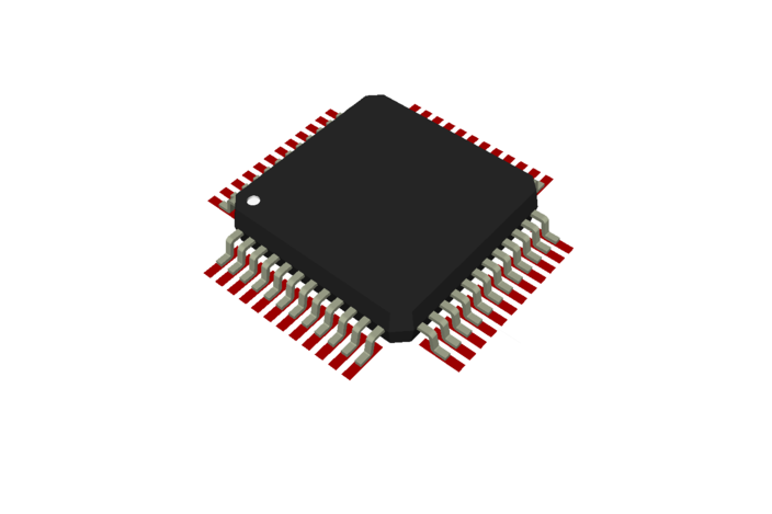 LQFP 48 Pin - STL, Other - 3D CAD model - GrabCAD