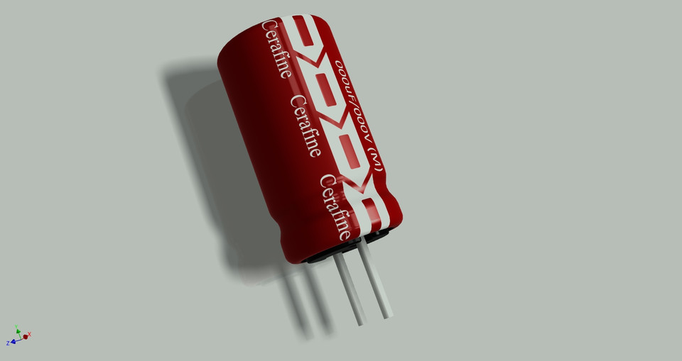 Capacitor. Electrolytic 6.3mm