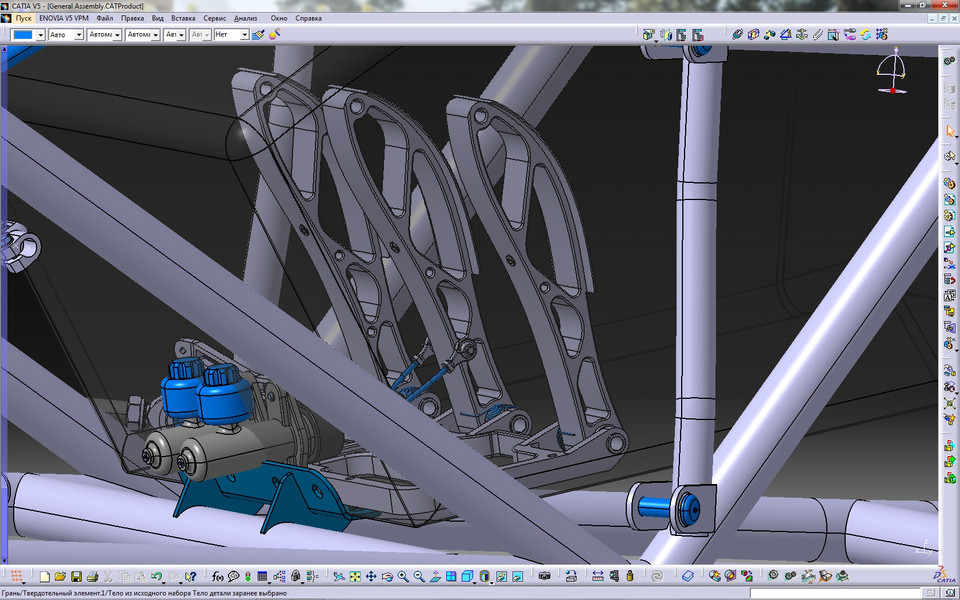 Pedal for student's formula (педаль для формула студента ...