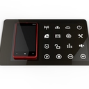 Nokia Lumnia wireless charger touchpad
