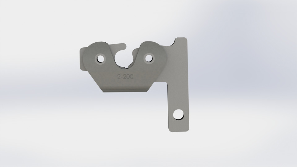 EBERHARD rotary latch 3D CAD Model Library GrabCAD