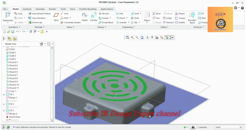 How to Solve Splitting Surface Error/ Inclined Parting Line/ Mould