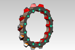 Aero-Spike Engine Part shockwave disruptor 