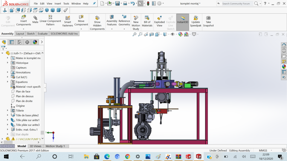 My new papercup forming machine model 3D CAD Model Library GrabCAD