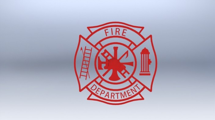 Fire Department Logo - SOLIDWORKS - 3D CAD model - GrabCAD