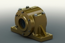 Bearing housing for pump shaft