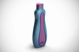 bottle for detergent liquid (silk-logo)