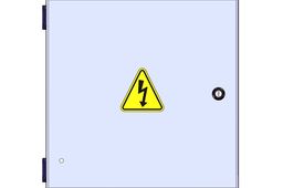 HIGH VOLTAGE LABEL - ISO 3864-2