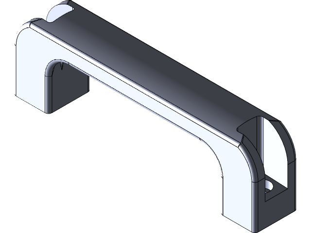 5.2 inch plastic D pull handle
