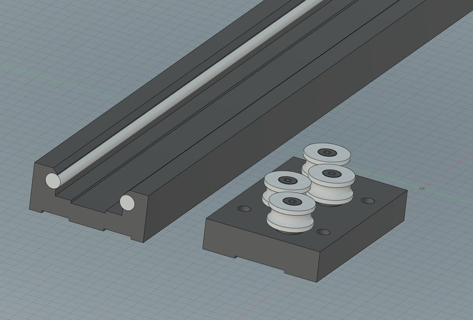 SGR15 Linear Rail | 3D CAD Model Library | GrabCAD