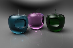 Apple logo in 3D