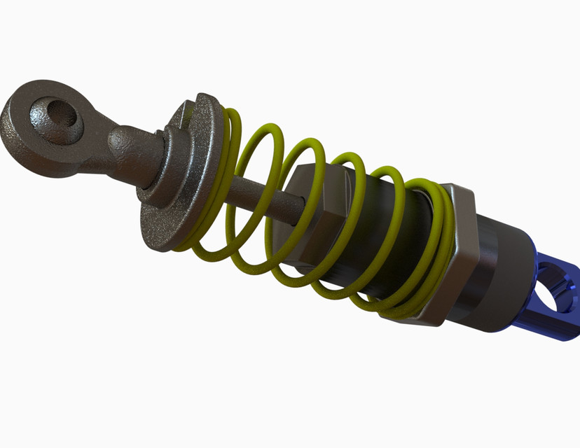 Double Wishbone Suspension system 3D CAD Model Library GrabCAD