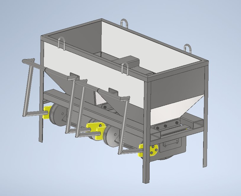 Longer objects cooling retarding material filling equipment (prototype not yet ready))