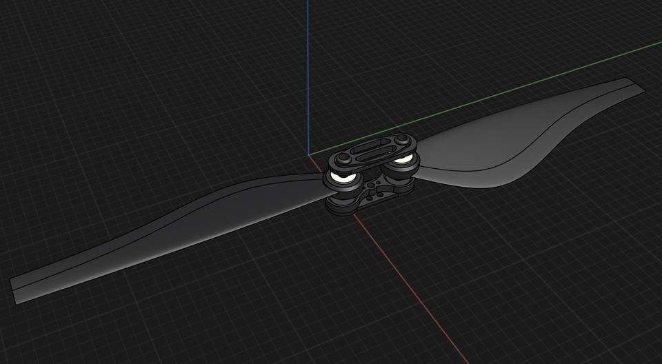 Propeller split design 3D CAD Model Library GrabCAD