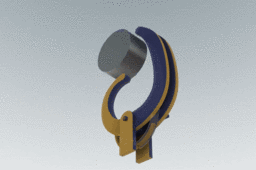 archimides hand with spring for auto-reset (close) & auto-open