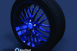 Idsa/keyshot render challenge: Wheel rim advanti sg79 and tire