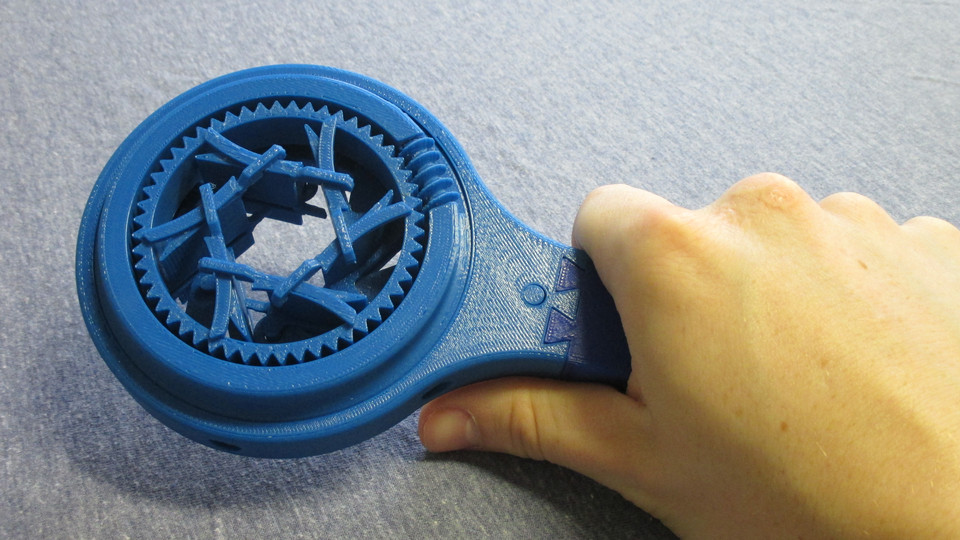 Adjustable Ratchet Wrench 3D CAD Model Library GrabCAD