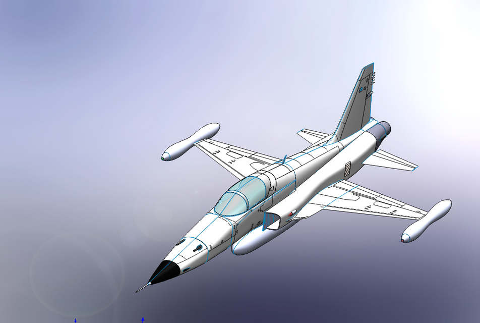 F-5E Tiger Ii 3D Model – F-5E Tiger II 3D model – VKHVL