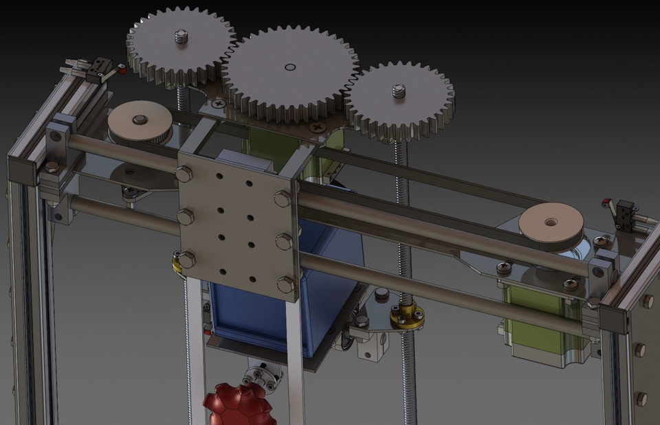 Two axis industrial camera mount 3D CAD Model Library GrabCAD