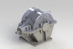 Single-stage reducer conical