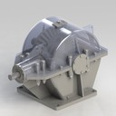 Single-stage reducer conical