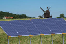 solar panel stand