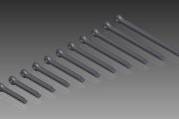 DIN 94 Split Pins (Cotter Pins). Nom. Diameter 10mm