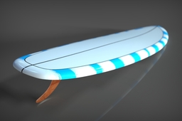 6'6" Single Fin Surfboard