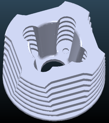 Cooling Fin for Mini Engine used in Model Airplane